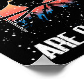 De bergen in Nebraska roepen om grappig skiën Poster (Hoek)