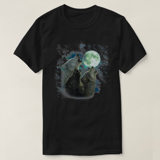 De bergen Mannen drie Wolfs Moons T-shirt (Design voorkant)
