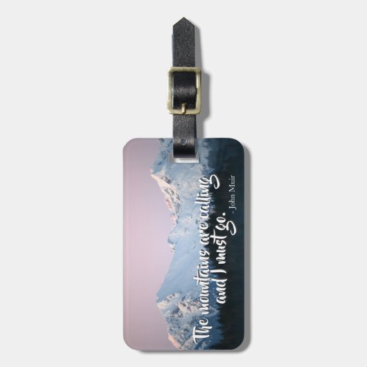 De bergen noemen Bagagelabel (Voorkant verticaal)