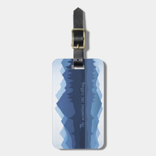 De bergen noemen Bagagelabels (Voorkant verticaal)