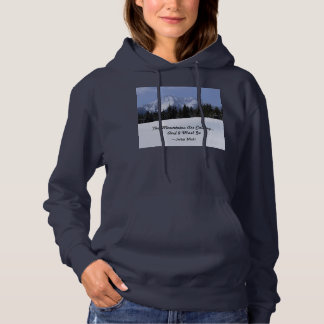 De bergen noemen de Dames Hoodie