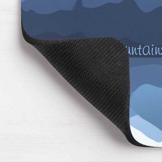 De bergen noemen Design Mousepad Muismat (Hoek)