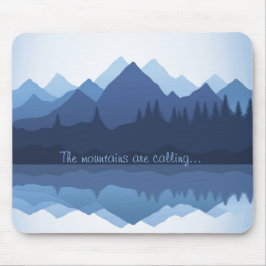 De bergen noemen Design Mousepad Muismat