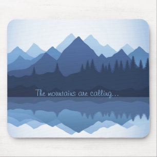De bergen noemen Design Mousepad Muismat