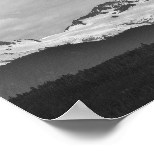 De bergen noemen het drukken poster (Hoek)