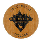 De bergen noemen het Oranje snijvlak Snijplank (Voorkant)