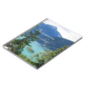 De bergen noemen het Quote Mountain Lake Notitieboek (Linkerzijde)