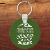 De bergen noemen het  rotsklimmen sleutelhanger (Voorkant)