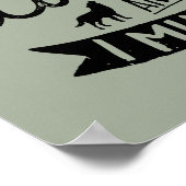 De bergen noemen Inspirerend Poster (Hoek)