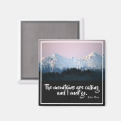 De bergen noemen Magnet (Voorkant / Achterkant)