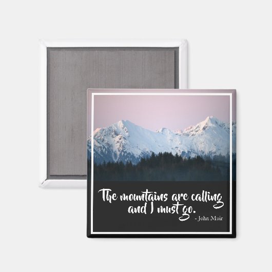 De bergen noemen Magnet (Voorkant / Achterkant)