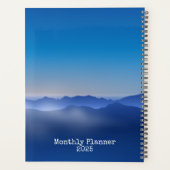 De bergen noemen me een Typografische Kunst Planner (Achterkant)