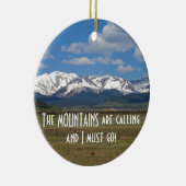 De bergen noemen...Ornament Keramisch Ornament (Rechts)