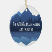 De bergen noemen...Ornament Keramisch Ornament (Rechts)