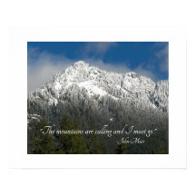 De bergen noemen Quote Snowy Mountain