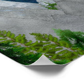 de bergen noemen typografische kunst poster (Hoek)