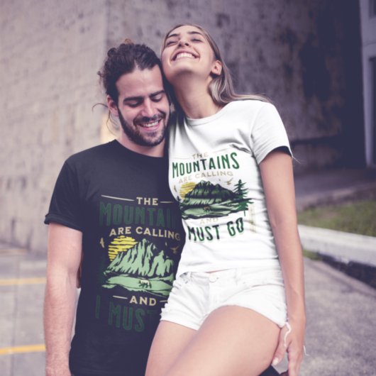 De bergen noemen Unisex T-shirt