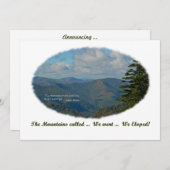 De bergen noemen / We hebben de berg uitgezet en u Kaart (Voorkant / Achterkant)