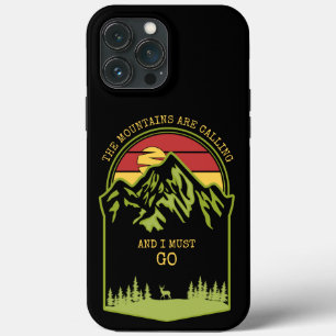 De bergen roepen bos zonsondergang herten Case-Mate iPhone case