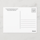 De bergen roepen briefkaart (Achterkant)