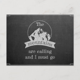 De bergen roepen briefkaart