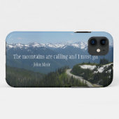 De bergen roepen Case-Mate iPhone case (Achterkant (horizontaal))