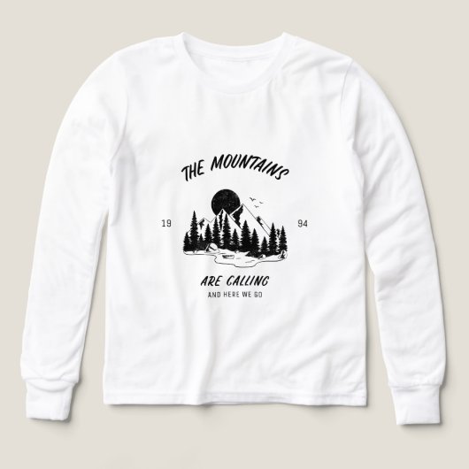 De bergen roepen en hier gaan we Tri-Blend (Voorkant)