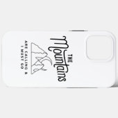 De bergen roepen en ik moet gaan cool geschenk Case-Mate iPhone case (Achterkant (horizontaal))