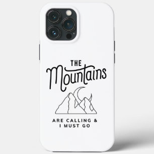 De bergen roepen en ik moet gaan cool geschenk Case-Mate iPhone case