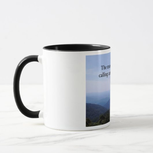 De bergen roepen en ik moet gaan. John Muir Mok (Links)