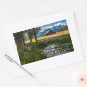 De bergen roepen en ik moet gaan - Muir Rechthoekige Sticker (Envelop)