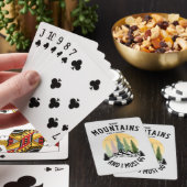 De bergen roepen en ik moet gaan pokerkaarten (Insitu)