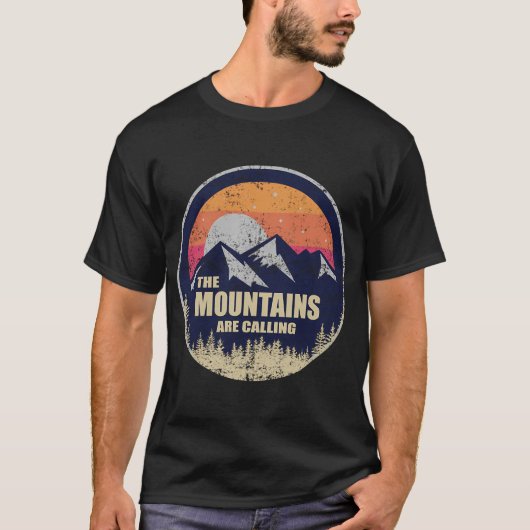 De bergen roepen graphic t-shirt (Voorkant)