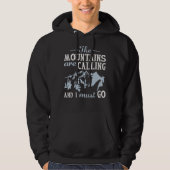 De bergen roepen hoodie (Voorkant)