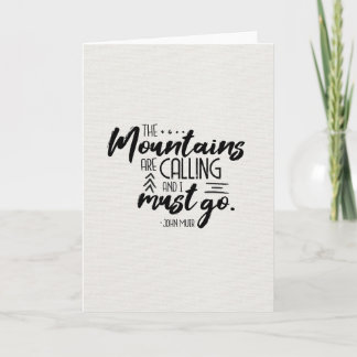 De bergen roepen kaart