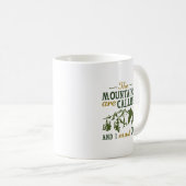 De bergen roepen koffiemok (Voorkant rechts)