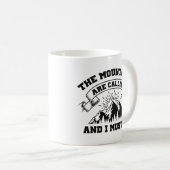 De bergen roepen koffiemok (Voorkant rechts)