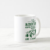 De bergen roepen koffiemok (Voorkant rechts)