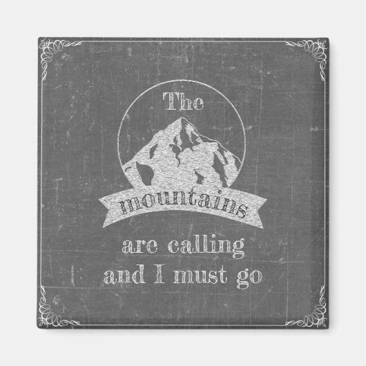 De bergen roepen magneet (Voorkant)