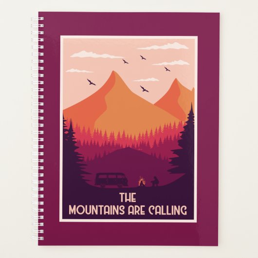 De bergen roepen planner (Voorkant)