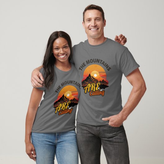 De bergen roepen t-shirt (Unisex)