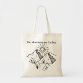 De bergen roepen tote bag (Voorkant)