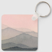 De bergen roepen Waterverf Sleutelhanger (Achterkant)