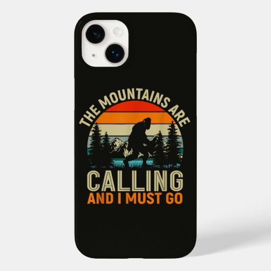 De Bergen Ropen En Ik Moet Gaan Case-Mate iPhone Case (Achterkant)