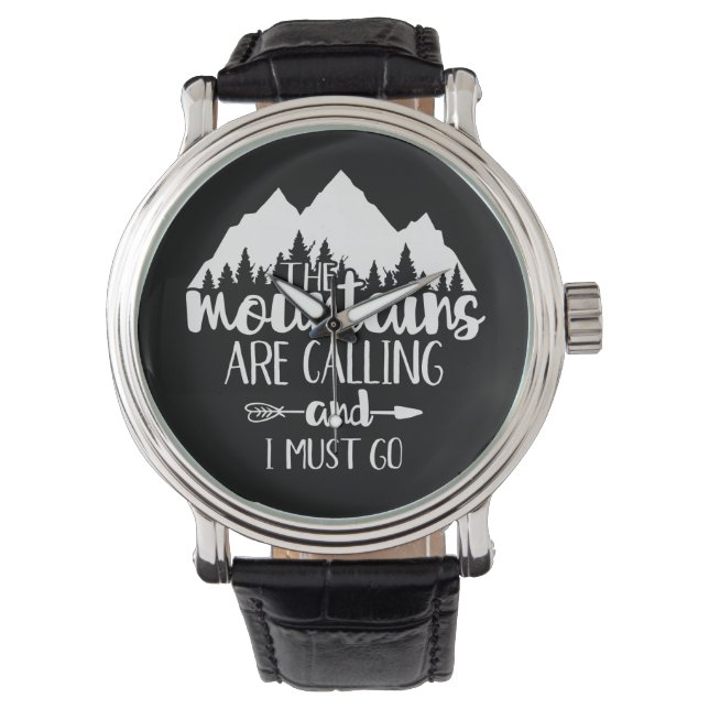 De Bergen Ropen en Ik Moet Gaan Horloge (Voorkant)