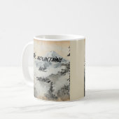 De Bergen Ropen Koffiemok (Voorkant links)