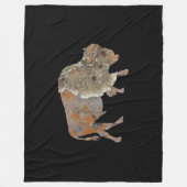 De bergen-spiriet-buffelbak leeg fleece deken (Voorkant)