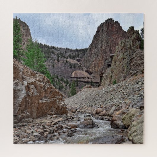 De bergen van Creede, Colorado - 20x20 - 676 pc Legpuzzel (Verticaal)
