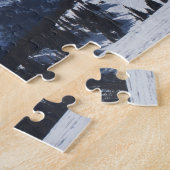 De bergen van de Alpen Legpuzzel (Zijkant)