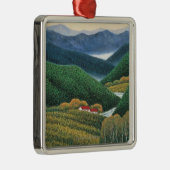 De Bergen van de lente Metalen Ornament (Rechts)